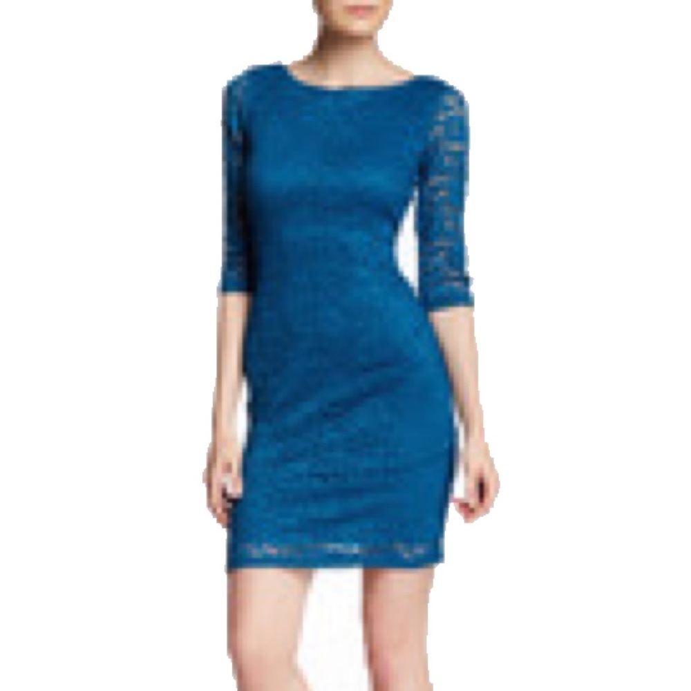 Laundry by Shelli Segal Lace Cocktail Dress—Size 8
